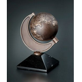 Bronze Industry Globe Award w/ Marble Base